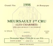 Meursault-1-Charmes-Marc Colin 1998
